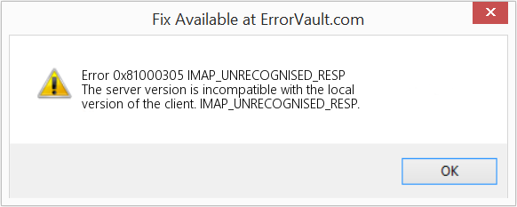Fix IMAP_UNRECOGNISED_RESP (Error Code 0x81000305)