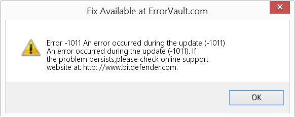 Fix An error occurred during the update (-1011) (Error Code -1011)