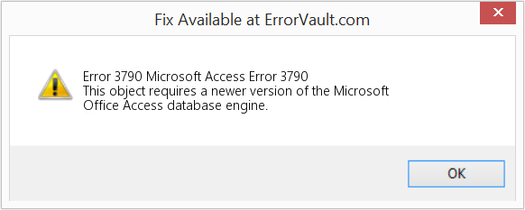 Fix Microsoft Access Error 3790 (Error Code 3790)