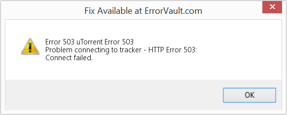 Fix uTorrent Error 503 (Error Code 503)