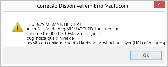 Fix MISMATCHED_HAL (Error Erro 0x79)