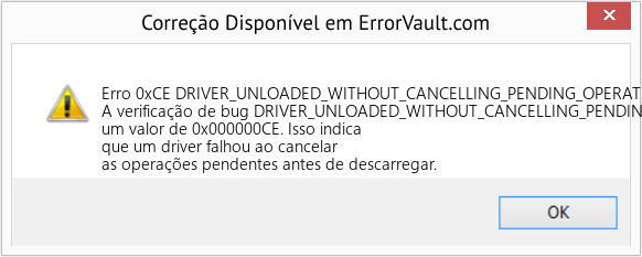 Fix DRIVER_UNLOADED_WITHOUT_CANCELLING_PENDING_OPERATIONS (Error Erro 0xCE)