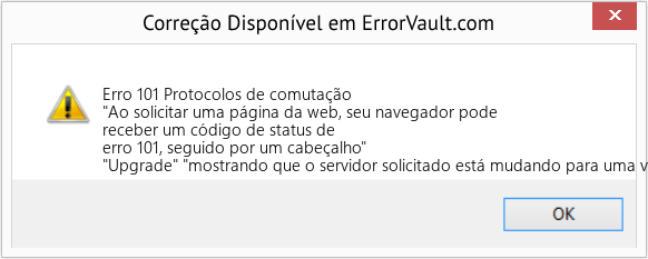 Fix Protocolos de comutação (Error Erro 101)