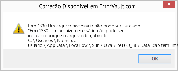 Download Error <?php echo $number; ?> (Um arquivo necessário não pode ser instalado) Repair Tool Fix Um arquivo necessário não pode ser instalado (Error Erro 1330)