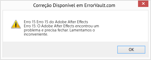 Download Error <?php echo $number; ?> (Erro 15 do Adobe After Effects) Repair Tool Fix Erro 15 do Adobe After Effects (Error Erro 15)