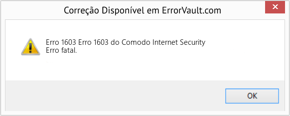 Download Error <?php echo $number; ?> (Erro 1603 do Comodo Internet Security) Repair Tool Fix Erro 1603 do Comodo Internet Security (Error Erro 1603)