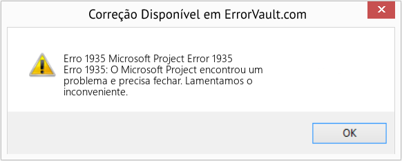 Fix Microsoft Project Error 1935 (Error Erro 1935)