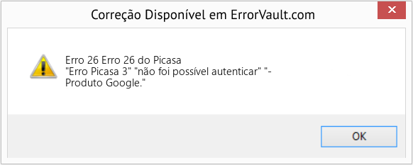 Download Error <?php echo $number; ?> (Erro 26 do Picasa) Repair Tool Fix Erro 26 do Picasa (Error Erro 26)
