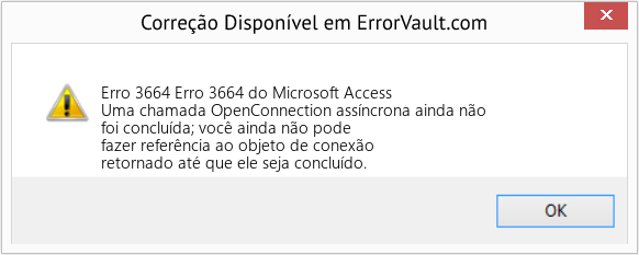 Fix Erro 3664 do Microsoft Access (Error Erro 3664)