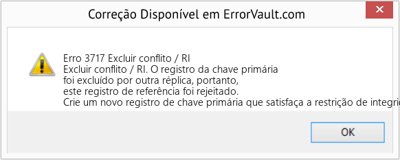 Download Error <?php echo $number; ?> (Excluir conflito / RI) Repair Tool Fix Excluir conflito / RI (Error Erro 3717)