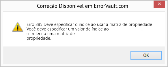 Download Error <?php echo $number; ?> (Deve especificar o índice ao usar a matriz de propriedade) Repair Tool Fix Deve especificar o índice ao usar a matriz de propriedade (Error Erro 385)