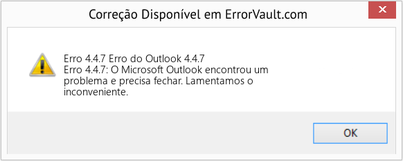 Download Error <?php echo $number; ?> (Erro do Outlook 4.4.7) Repair Tool Fix Erro do Outlook 4.4.7 (Error Erro 4.4.7)