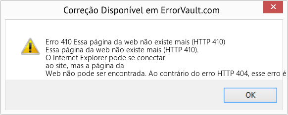 Fix Essa página da web não existe mais (HTTP 410) (Error Erro 410)