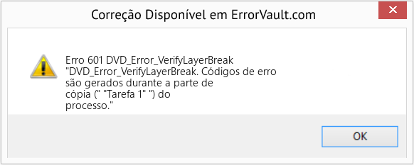 Fix DVD_Error_VerifyLayerBreak (Error Erro 601)