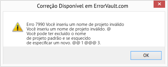 Download Error <?php echo $number; ?> (Você inseriu um nome de projeto inválido) Repair Tool Fix Você inseriu um nome de projeto inválido (Error Erro 7990)
