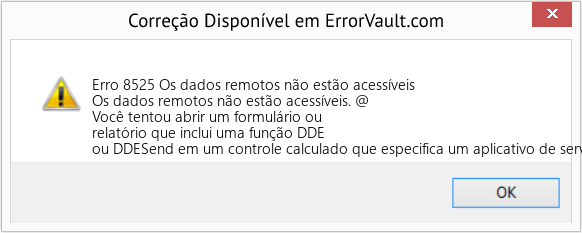 Download Error <?php echo $number; ?> (Os dados remotos não estão acessíveis) Repair Tool Fix Os dados remotos não estão acessíveis (Error Erro 8525)