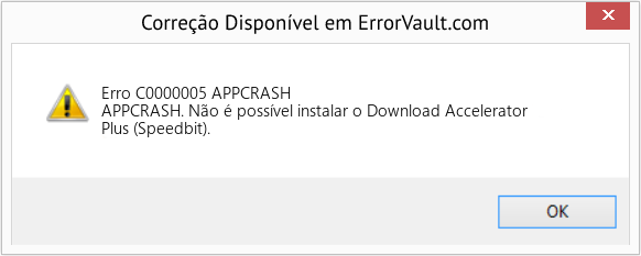 Fix APPCRASH (Error Erro C0000005)