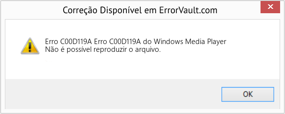 Download Error <?php echo $number; ?> (Erro C00D119A do Windows Media Player) Repair Tool Fix Erro C00D119A do Windows Media Player (Error Erro C00D119A)