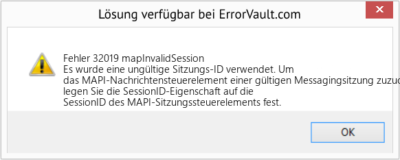Fix mapInvalidSession (Error Fehler 32019)