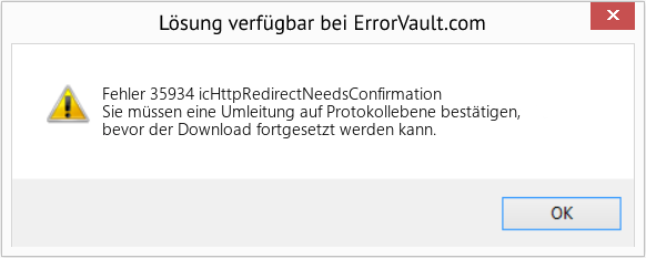 Fix icHttpRedirectNeedsConfirmation (Error Fehler 35934)
