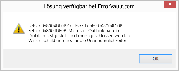 Download Error <?php echo $number; ?> (Outlook-Fehler 0X8004Df0B) Repair Tool Fix Outlook-Fehler 0X8004Df0B (Error Fehler 0x8004DF0B)
