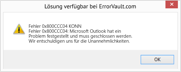Download Error <?php echo $number; ?> (KONN) Repair Tool Fix KONN (Error Fehler 0x800CCC04)