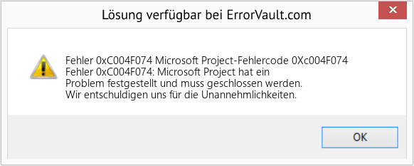 Download Error <?php echo $number; ?> (Microsoft Project-Fehlercode 0Xc004F074) Repair Tool Fix Microsoft Project-Fehlercode 0Xc004F074 (Error Fehler 0xC004F074)