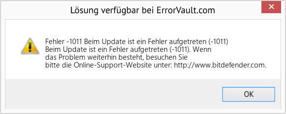 Fix Beim Update ist ein Fehler aufgetreten (-1011) (Error Fehler -1011)