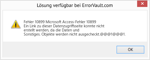 Download Error <?php echo $number; ?> (Microsoft Access-Fehler 10899) Repair Tool Fix Microsoft Access-Fehler 10899 (Error Fehler 10899)