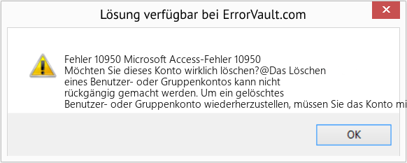 Download Error <?php echo $number; ?> (Microsoft Access-Fehler 10950) Repair Tool Fix Microsoft Access-Fehler 10950 (Error Fehler 10950)