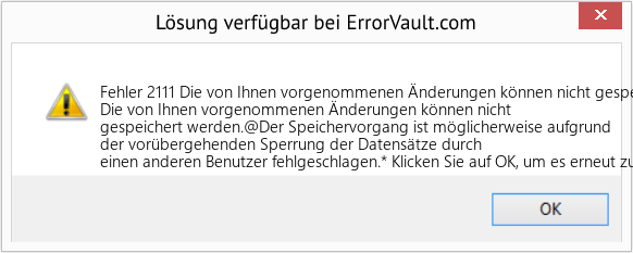Download Error <?php echo $number; ?> (Die von Ihnen vorgenommenen Änderungen können nicht gespeichert werden) Repair Tool Fix Die von Ihnen vorgenommenen Änderungen können nicht gespeichert werden (Error Fehler 2111)