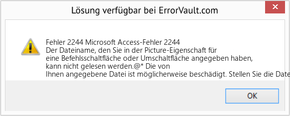 Download Error <?php echo $number; ?> (Microsoft Access-Fehler 2244) Repair Tool Fix Microsoft Access-Fehler 2244 (Error Fehler 2244)