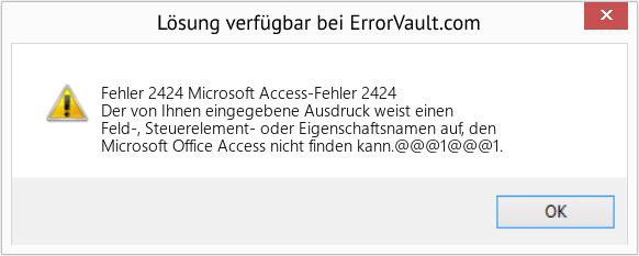 Download Error <?php echo $number; ?> (Microsoft Access-Fehler 2424) Repair Tool Fix Microsoft Access-Fehler 2424 (Error Fehler 2424)