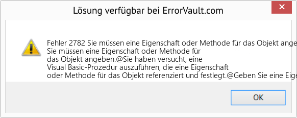 Download Error <?php echo $number; ?> (Sie müssen eine Eigenschaft oder Methode für das Objekt angeben) Repair Tool Fix Sie müssen eine Eigenschaft oder Methode für das Objekt angeben (Error Fehler 2782)