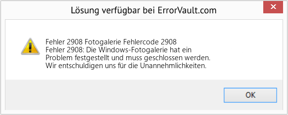 Download Error <?php echo $number; ?> (Fotogalerie Fehlercode 2908) Repair Tool Fix Fotogalerie Fehlercode 2908 (Error Fehler 2908)