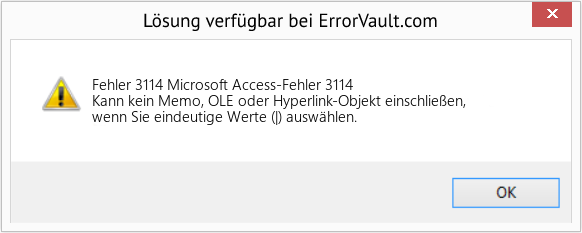 Download Error <?php echo $number; ?> (Microsoft Access-Fehler 3114) Repair Tool Fix Microsoft Access-Fehler 3114 (Error Fehler 3114)