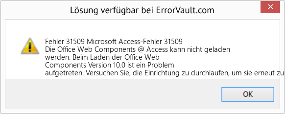 Download Error <?php echo $number; ?> (Microsoft Access-Fehler 31509) Repair Tool Fix Microsoft Access-Fehler 31509 (Error Fehler 31509)