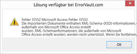 Download Error <?php echo $number; ?> (Microsoft Access-Fehler 31552) Repair Tool Fix Microsoft Access-Fehler 31552 (Error Fehler 31552)