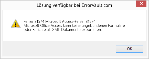 Download Error <?php echo $number; ?> (Microsoft Access-Fehler 31574) Repair Tool Fix Microsoft Access-Fehler 31574 (Error Fehler 31574)