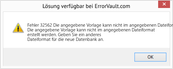 Download Error <?php echo $number; ?> (Die angegebene Vorlage kann nicht im angegebenen Dateiformat erstellt werden) Repair Tool Fix Die angegebene Vorlage kann nicht im angegebenen Dateiformat erstellt werden (Error Fehler 32562)