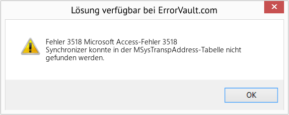 Download Error <?php echo $number; ?> (Microsoft Access-Fehler 3518) Repair Tool Fix Microsoft Access-Fehler 3518 (Error Fehler 3518)