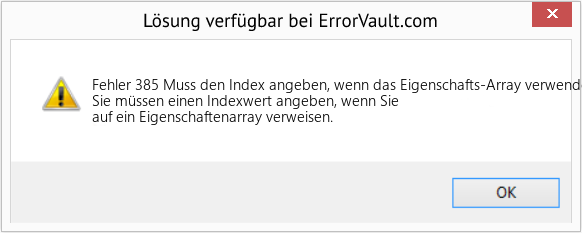 Download Error <?php echo $number; ?> (Muss den Index angeben, wenn das Eigenschafts-Array verwendet wird) Repair Tool Fix Muss den Index angeben, wenn das Eigenschafts-Array verwendet wird (Error Fehler 385)