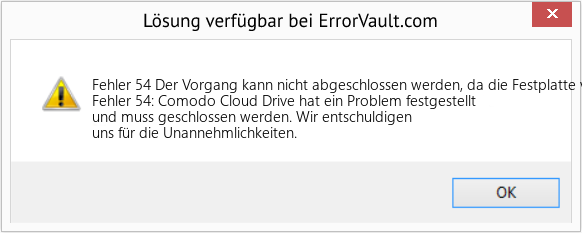 Fix Der Vorgang kann nicht abgeschlossen werden, da die Festplatte voll ist (Error Fehler 54)