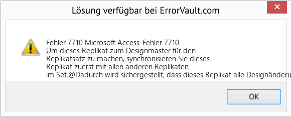 Download Error <?php echo $number; ?> (Microsoft Access-Fehler 7710) Repair Tool Fix Microsoft Access-Fehler 7710 (Error Fehler 7710)