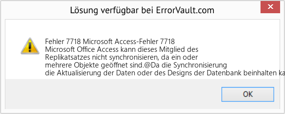 Download Error <?php echo $number; ?> (Microsoft Access-Fehler 7718) Repair Tool Fix Microsoft Access-Fehler 7718 (Error Fehler 7718)