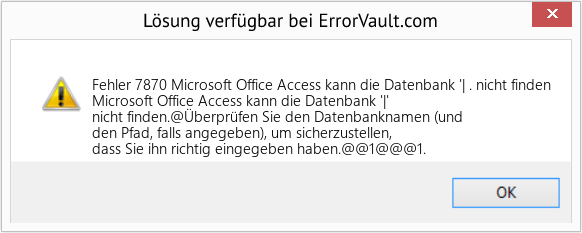 Download Error <?php echo $number; ?> (Microsoft Office Access kann die Datenbank '| . nicht finden) Repair Tool Fix Microsoft Office Access kann die Datenbank '| . nicht finden (Error Fehler 7870)
