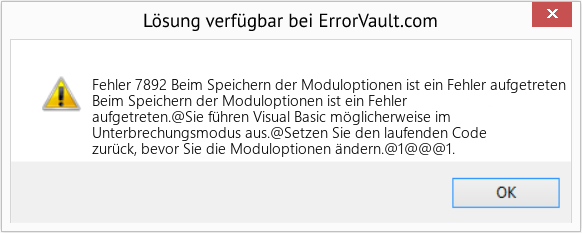 Download Error <?php echo $number; ?> (Beim Speichern der Moduloptionen ist ein Fehler aufgetreten) Repair Tool Fix Beim Speichern der Moduloptionen ist ein Fehler aufgetreten (Error Fehler 7892)