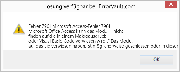 Download Error <?php echo $number; ?> (Microsoft Access-Fehler 7961) Repair Tool Fix Microsoft Access-Fehler 7961 (Error Fehler 7961)