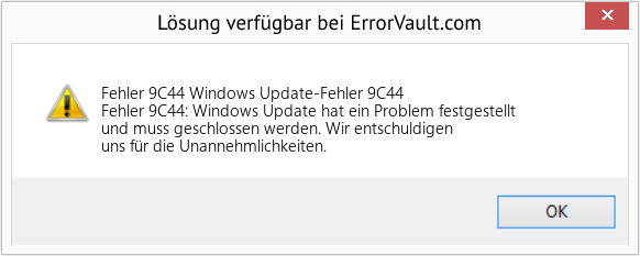 Download Error <?php echo $number; ?> (Windows Update-Fehler 9C44) Repair Tool Fix Windows Update-Fehler 9C44 (Error Fehler 9C44)