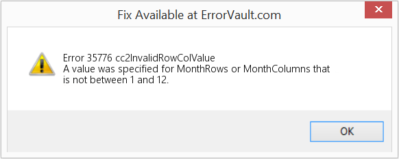 Fix cc2InvalidRowColValue (Error Error 35776)